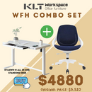 WFH COMBO SET 1 居家工作必備 - 升降桌椅組合 (KT118-N + KH-290B)