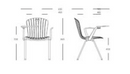 FLISH-C 會議椅連寫字板  多功能辦公椅 Training chair with writing desk