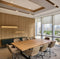 CT-42 MUJI Style Japanese Light Wood Office Conference Table