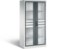 WC8  Glass Door Cabinet 鐵框玻璃雙掩門柜(上層用)