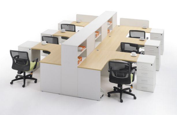 Panel Workstation 屏風儲物架工作枱 - KLT Furniture