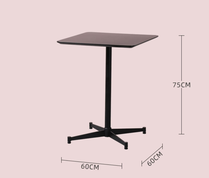 KPT- 3 餐桌 圓形/正方形 木色/白色 - KLT Furniture