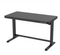 KT118-N All-in-one Standing Adjustable Desk (Black Tempered Glass Top + Black Frame)